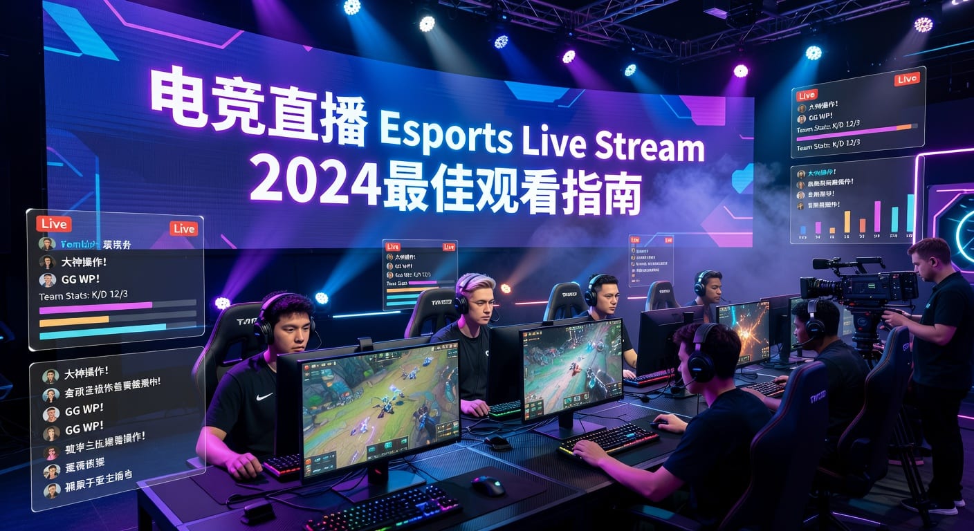电竞直播 Esports Live Stream 观赛与赛事解析