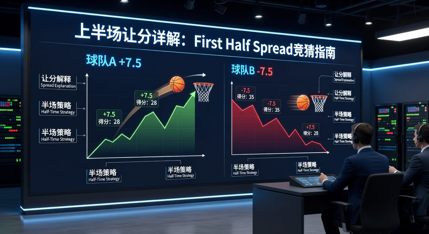 上半场让分 first half spread 实战解读与投注技巧 - 盘口王体育官网